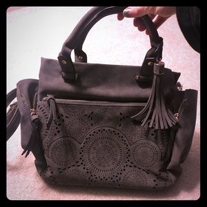 Violet Ray gray purse